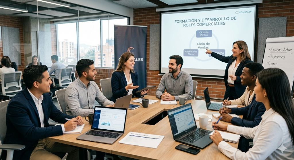 Personas reunidas en una conversación de trabajo